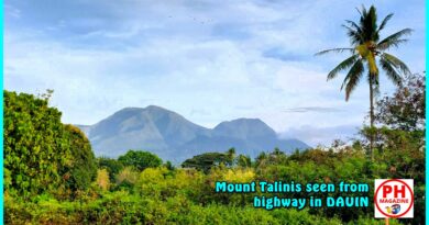SIGHTS of NEGROS ORIENTAL - PHOTO of the DAY - Mount Talinis seen from highway in Dauin