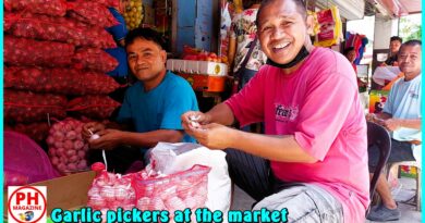 SIGHTS OF NEGROS ORIENTAL - PHOTO OF THE DAY - Garlic pickers at the market
